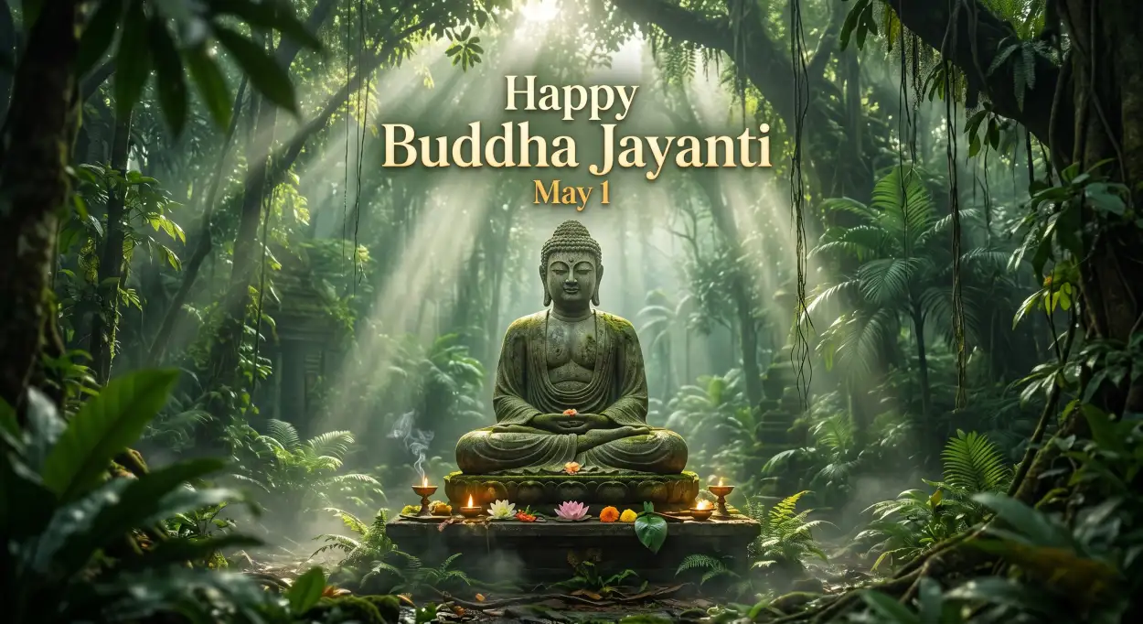 Free Download Buddha Jayanti 2026 Free Download Images - High Quality Happy Buddha Jayanti 2026 Wishes Image