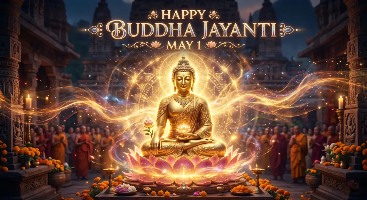 Free Download Buddha Jayanti 2026 Status Video Ideas - High Quality Happy Buddha Jayanti 2026 Wishes Image
