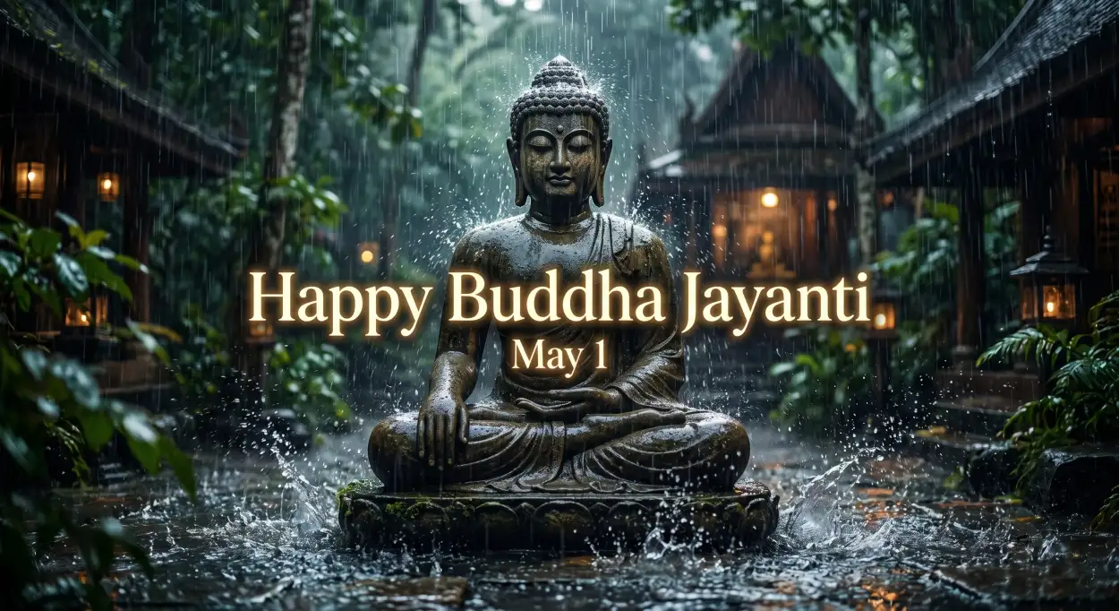 Free Download Buddha Jayanti 2026 Whatsapp Status - High Quality Happy Buddha Jayanti 2026 Wishes Image