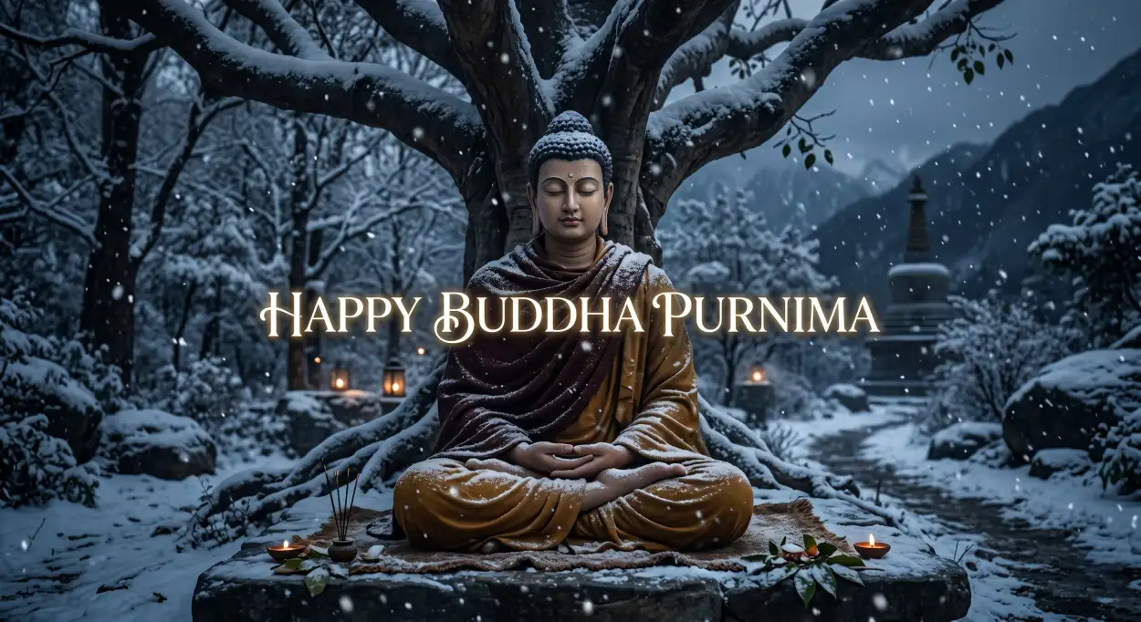 Free Download Buddha Purnima 2026 Facebook Cover Images - High Quality Happy Buddha Purnima Wishes 2026 Image