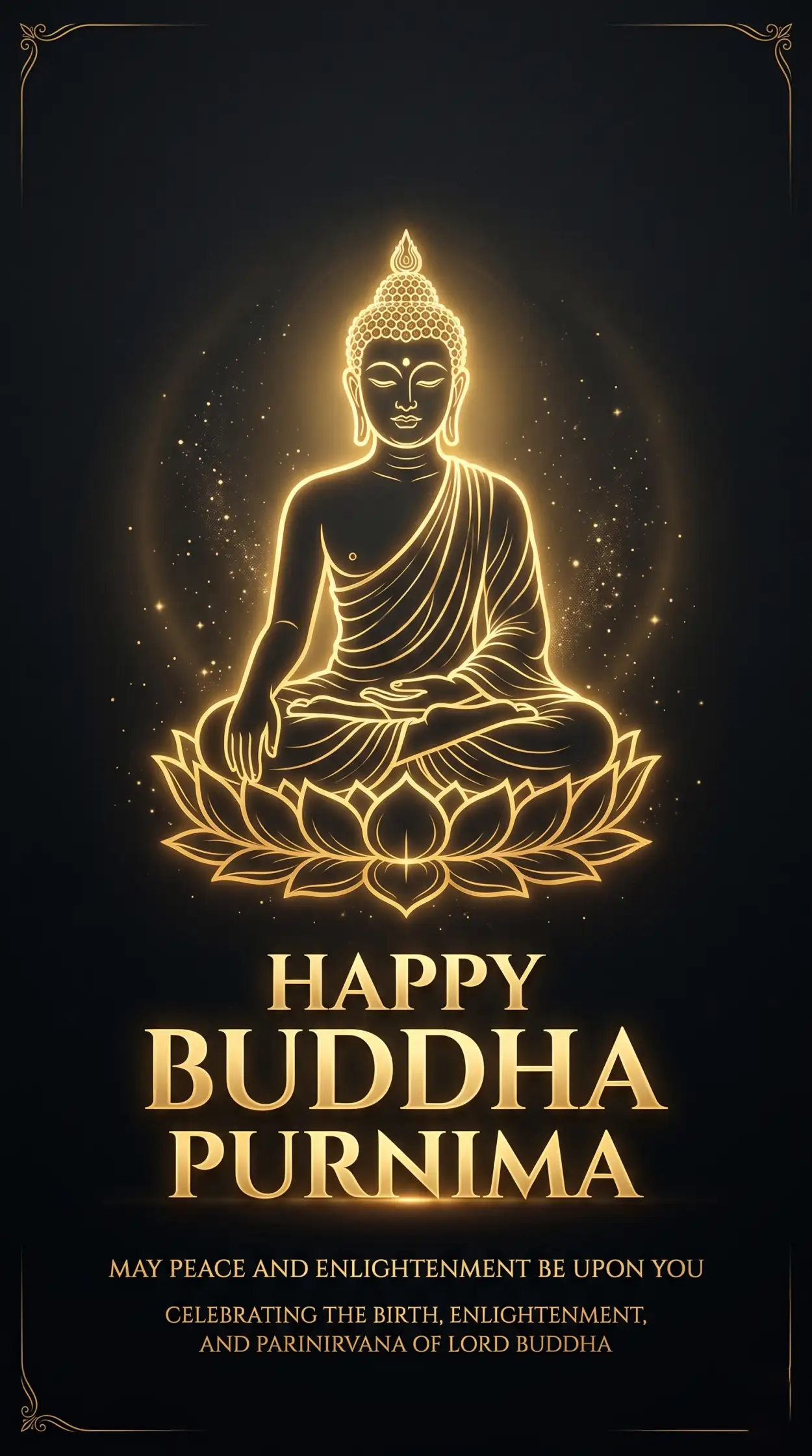 Free Download Buddha Purnima 2026 Png Images Transparent - High Quality Happy Buddha Purnima Wishes 2026 Transparent PNG