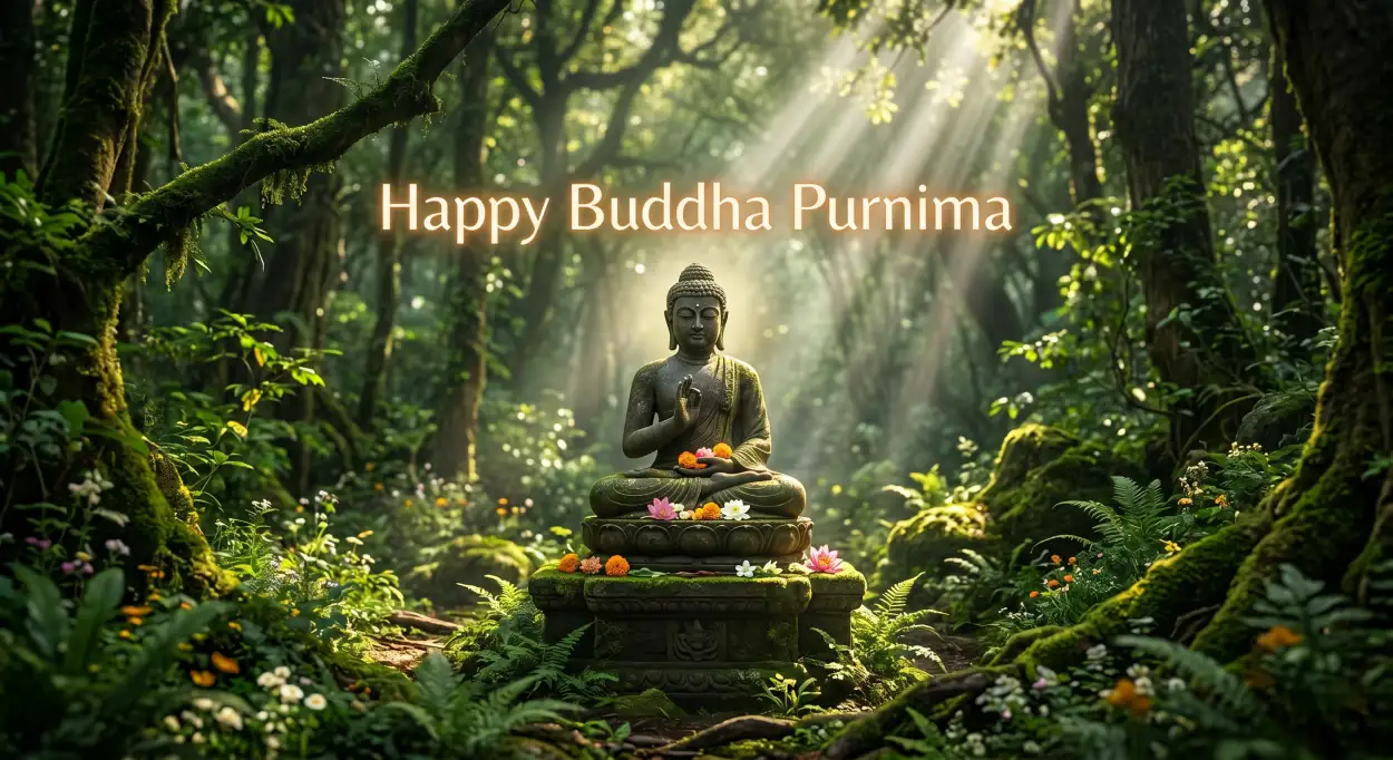 Free Download Buddha Purnima 2026 Quotes For Life Inspiration - High Quality Happy Buddha Purnima Wishes 2026 Image