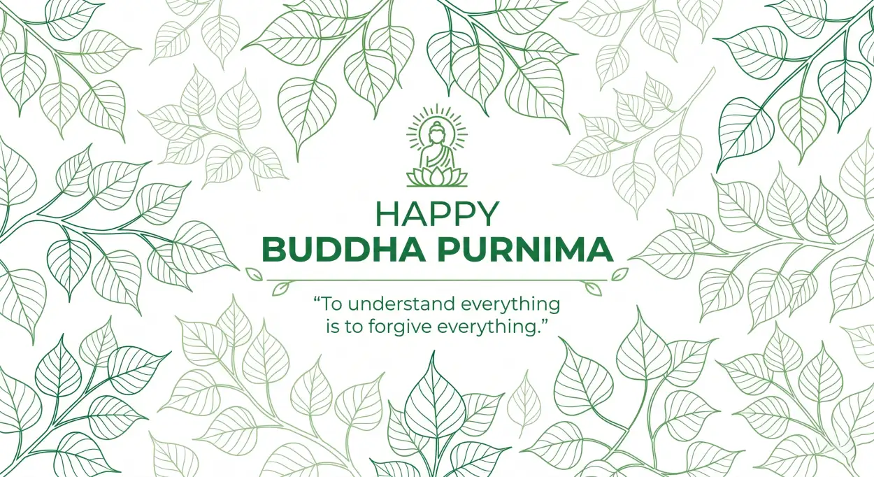 Free Download Buddha Purnima 2026 Whatsapp Dp With Quotes - High Quality Happy Buddha Purnima Wishes 2026 Image