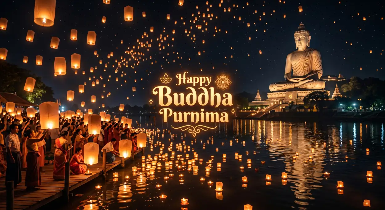 Free Download Buddha Purnima 2026 Wishes Status Video Download - High Quality Happy Buddha Purnima Wishes 2026 Image
