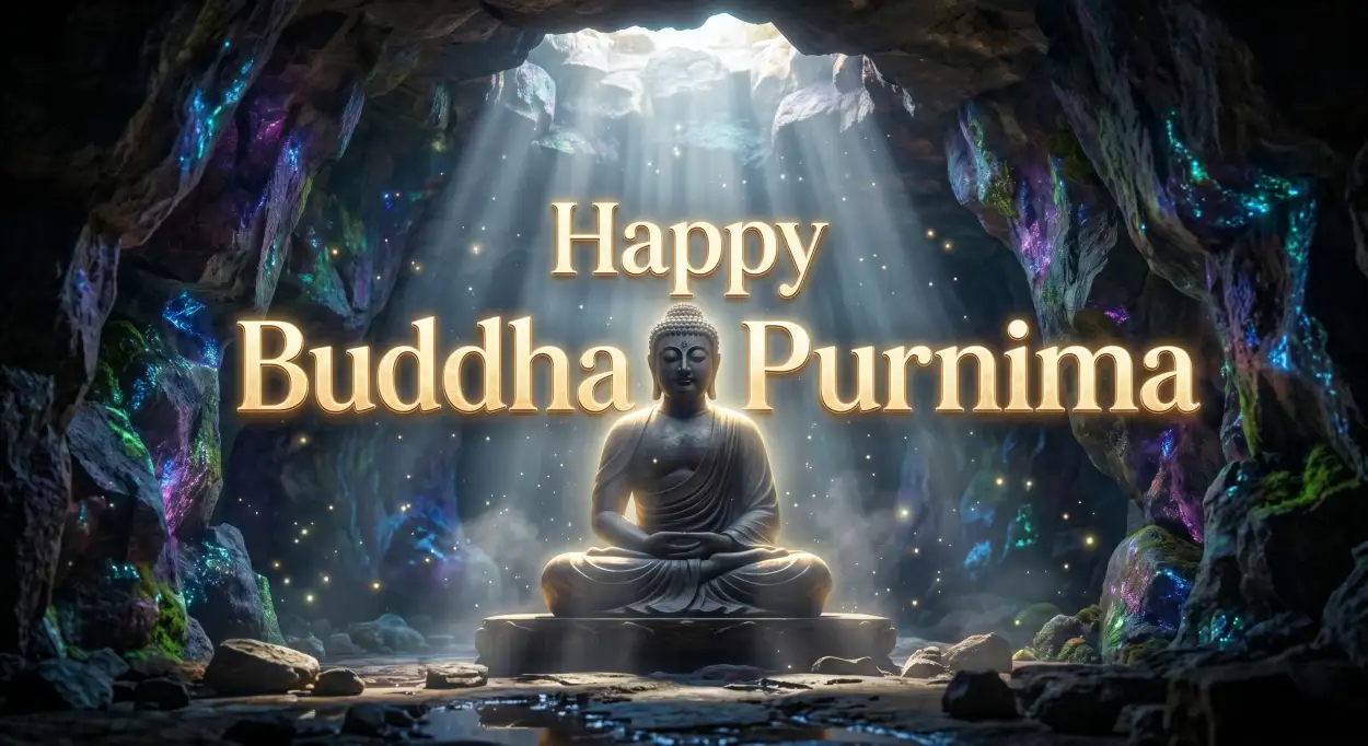 Free Download Buddha Purnima Wishes 2026 Hd Wallpaper Download - High Quality Happy Buddha Purnima Wishes 2026 Image