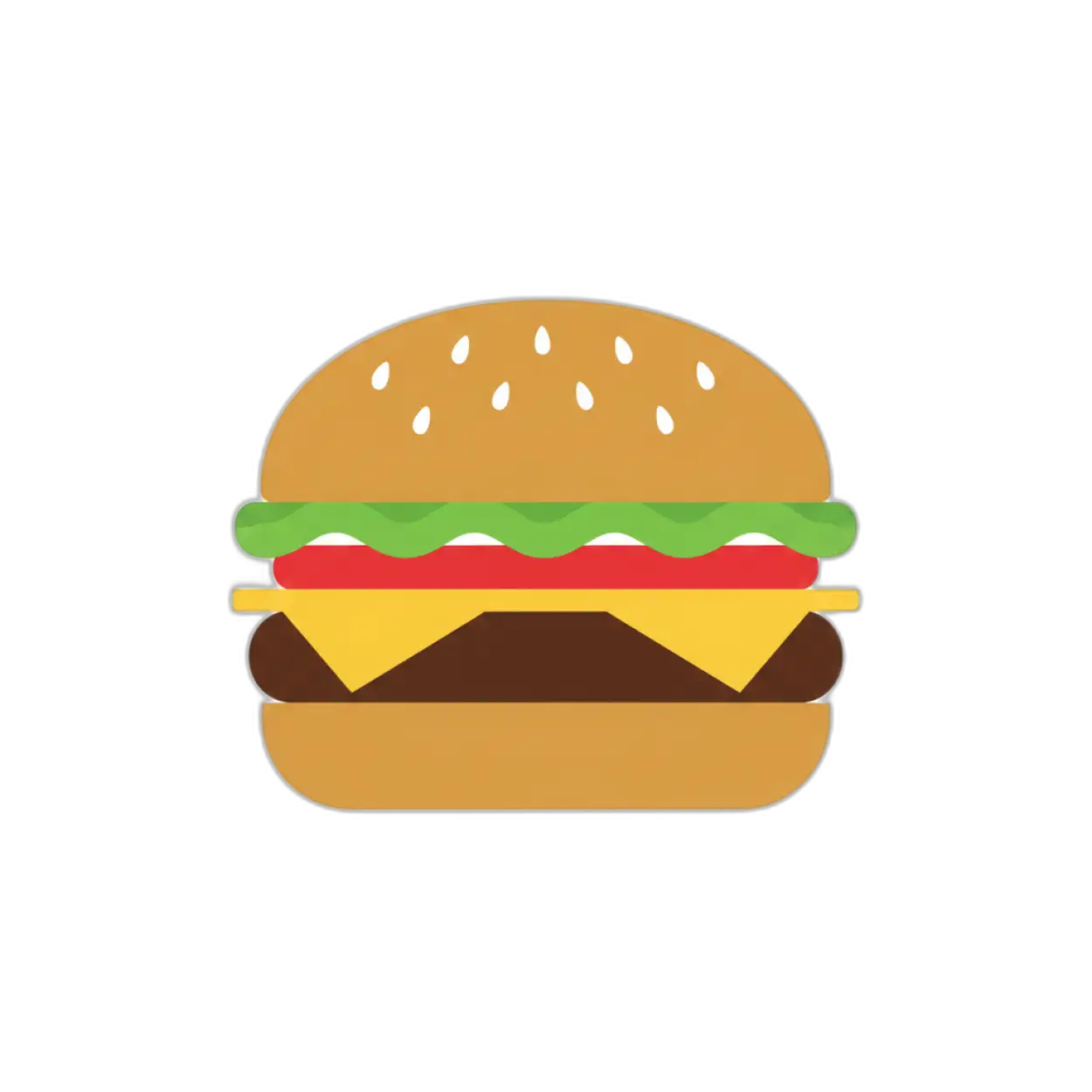 burger png flat design
