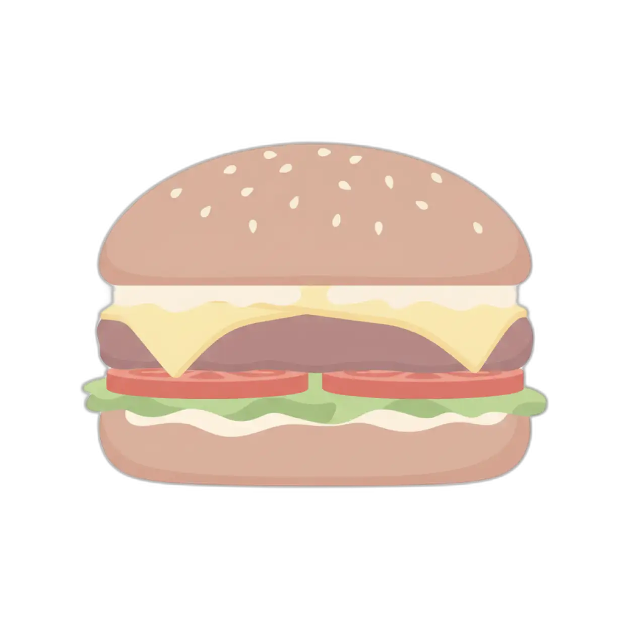 burger png for instagram design