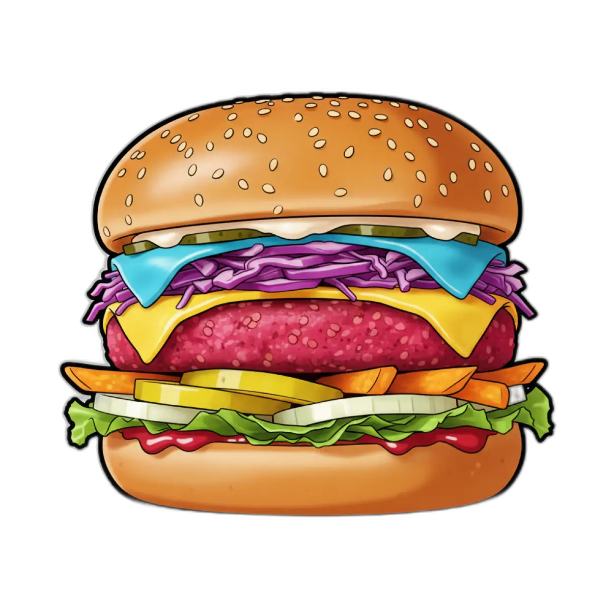 burger png hd transparent background