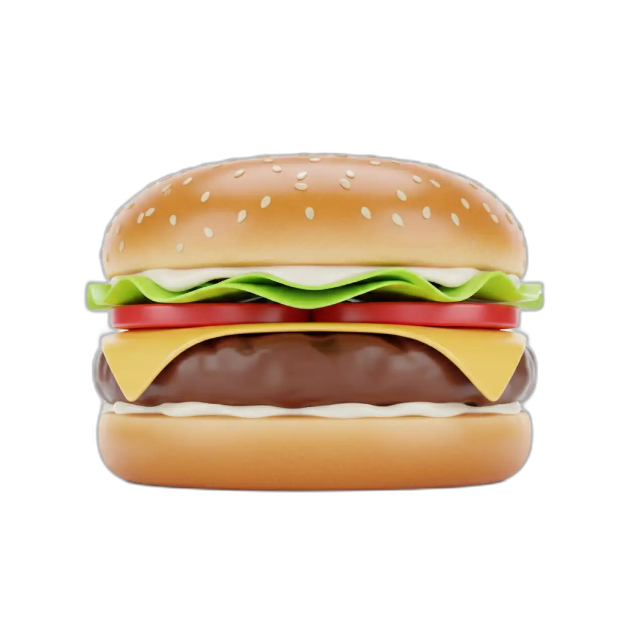 burger png mockup transparent