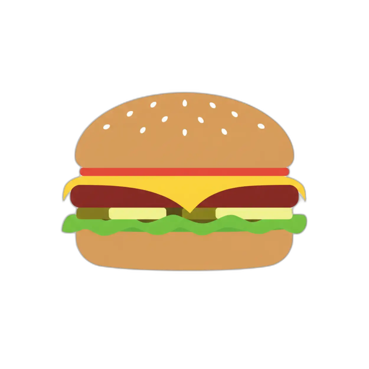 burger png vector style