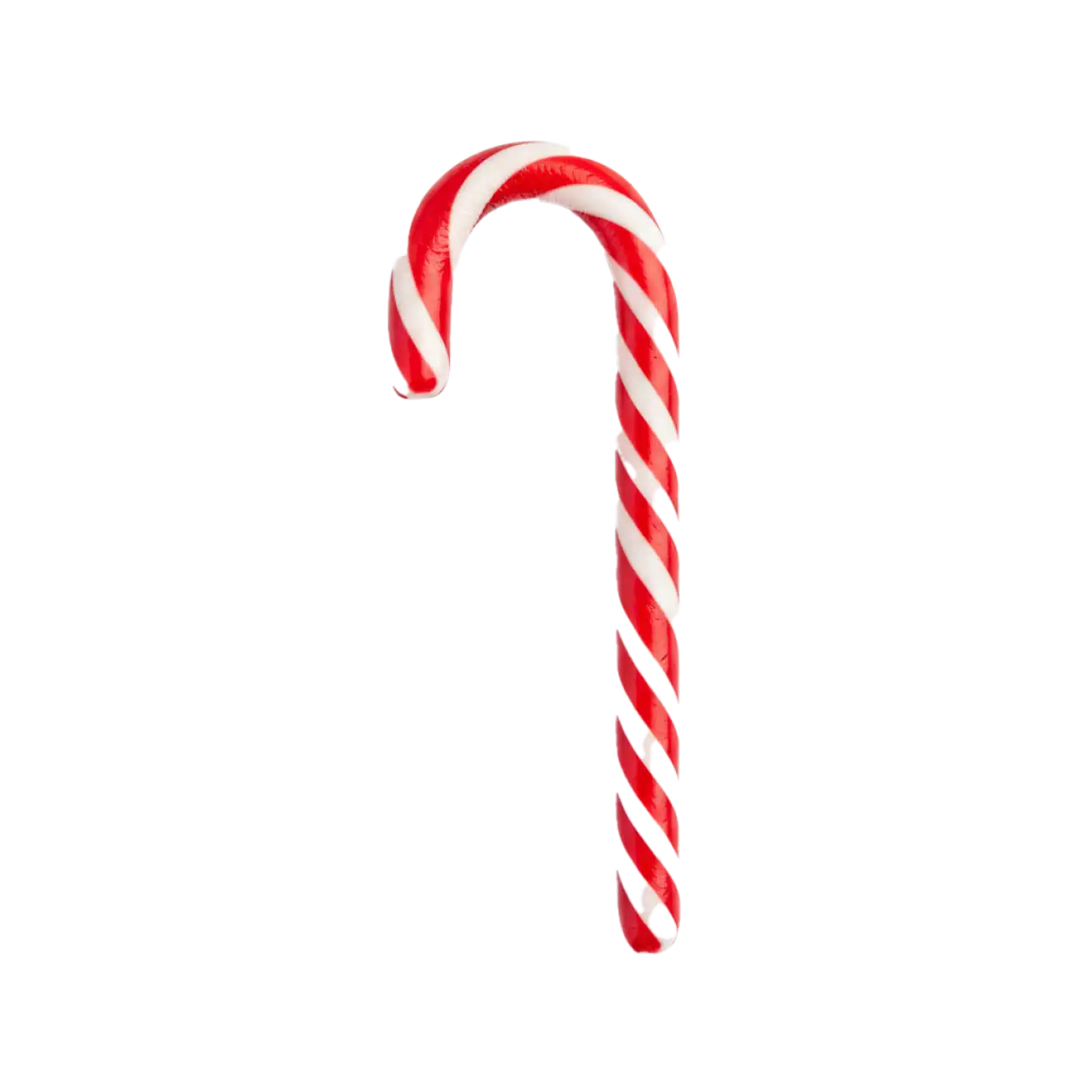 Free Download Candy Cane Png With Holly Leaves - High Quality Candy Cane Png PNG Image