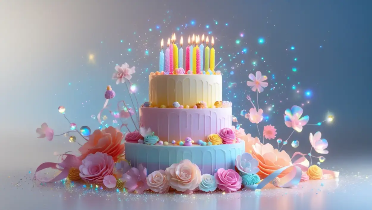 cartoon birthday background for kids