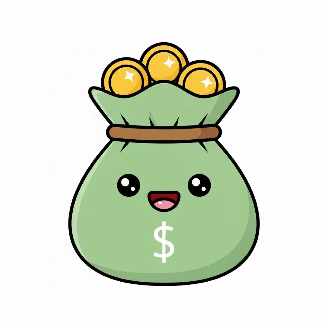 cartoon money bag png free
