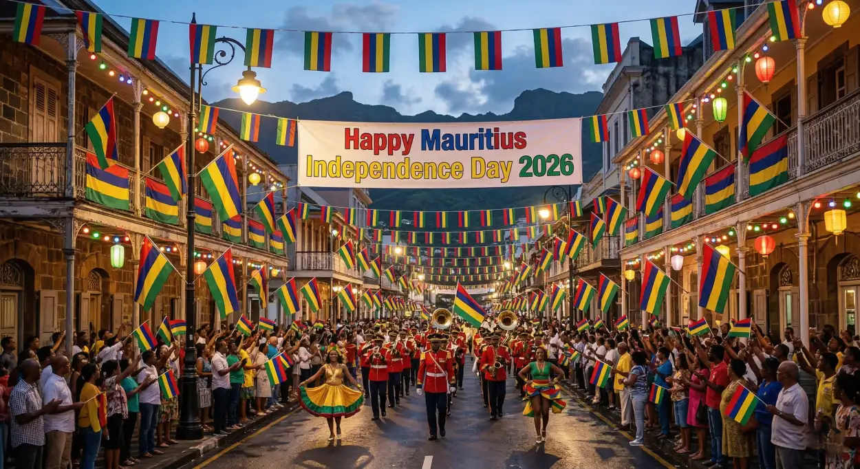 Free Download Celebration Images For Mauritius Independence Day 2026 - High Quality Happy Mauritius Independence Day 2026 Image