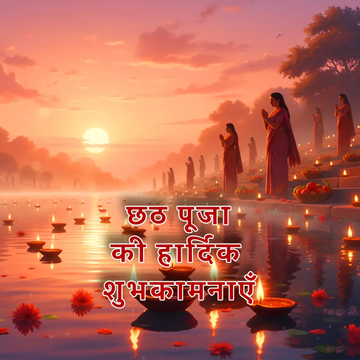Free Download Chhath Puja Par Maa Ki Puja Ke Shubh Vichar Hindi Me - High Quality Happy Chhath Puja Hindi Background