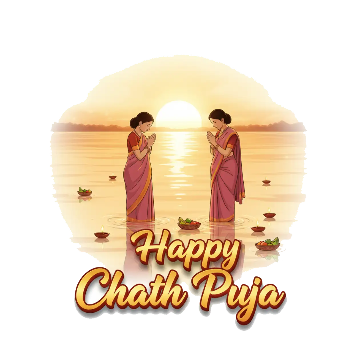 Free Download Chhath Puja Png For Photoshop Editing - High Quality Happy Chhath Puja Png PNG Image
