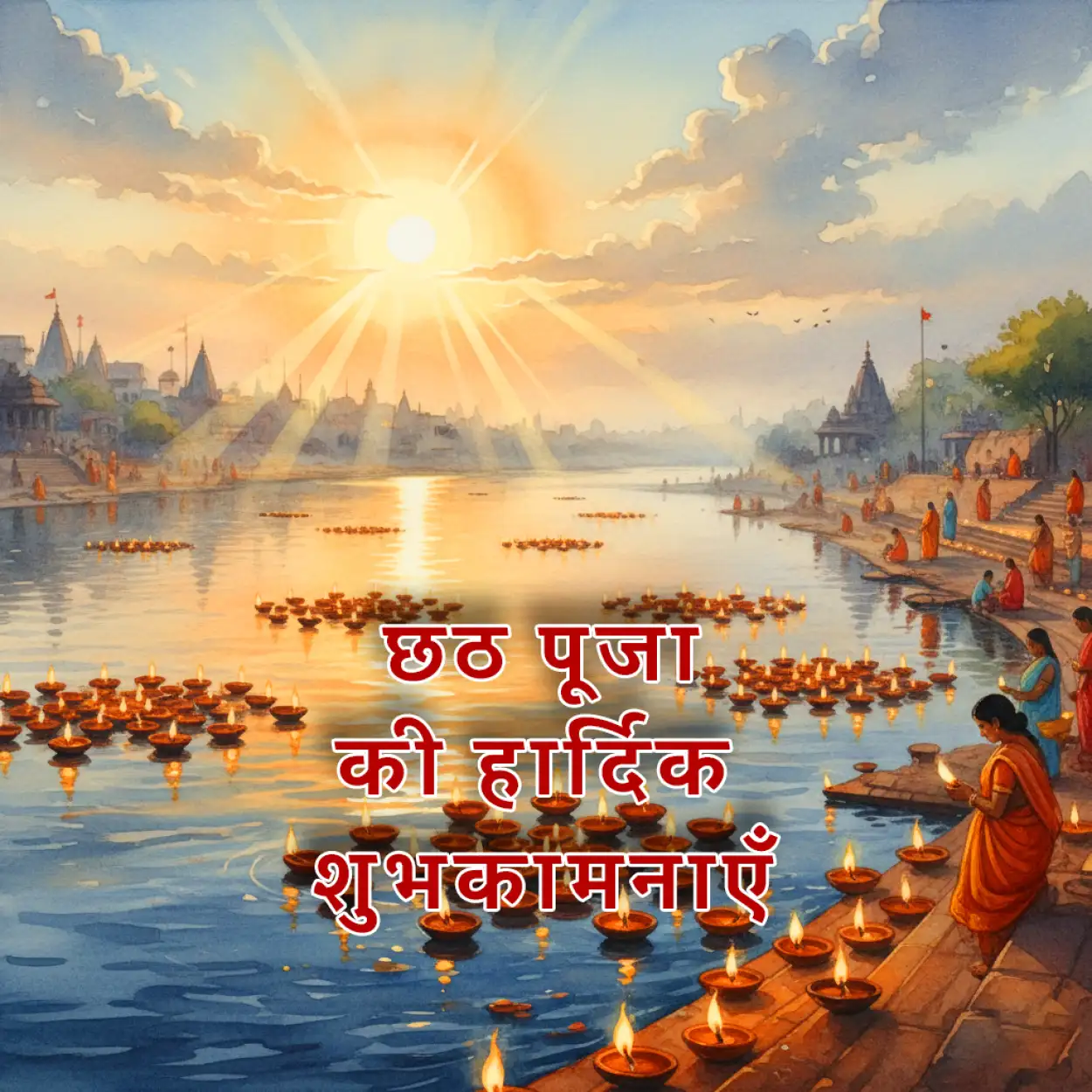 Free Download Chhath Puja Special Banner Text In Hindi - High Quality Happy Chhath Puja Hindi Background