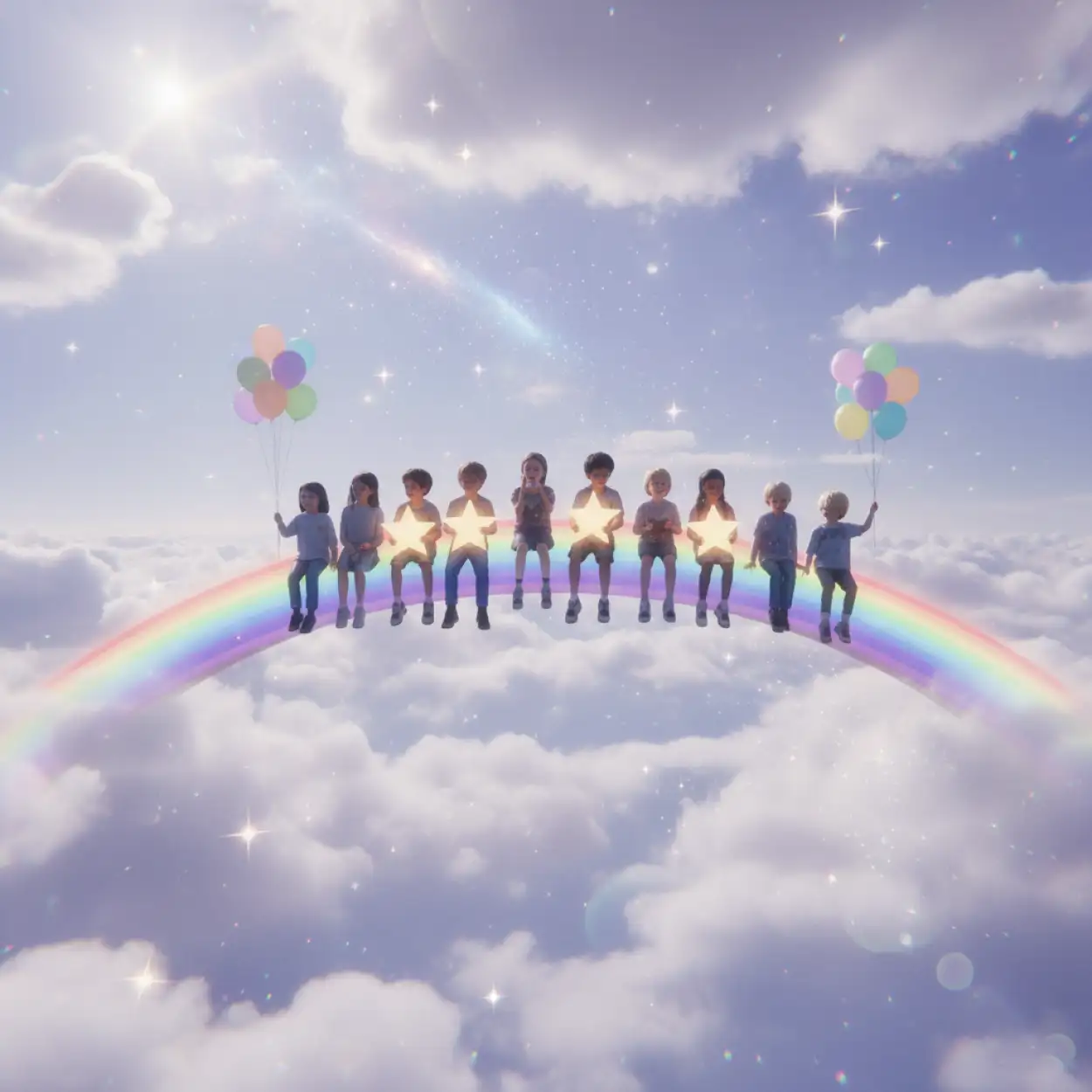 childrens day background with digital art design