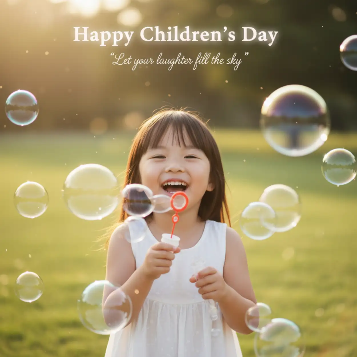 childrens day greeting image with quote