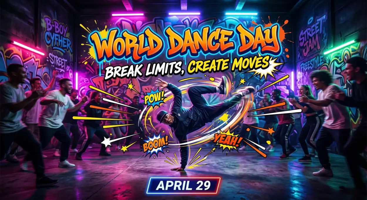Free Download Choreography Ideas For Dance Day - High Quality World Dance Day 2026 Image
