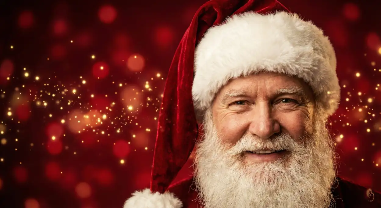 christmas background hd with santa claus