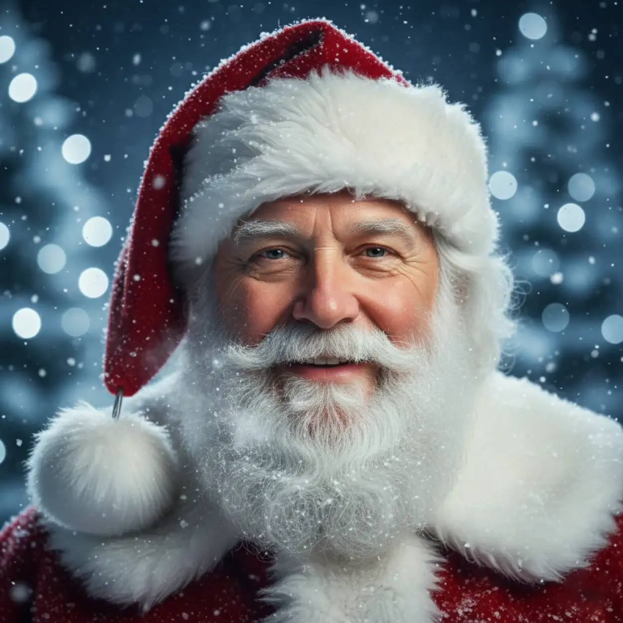 christmas background with santa claus wallpaper