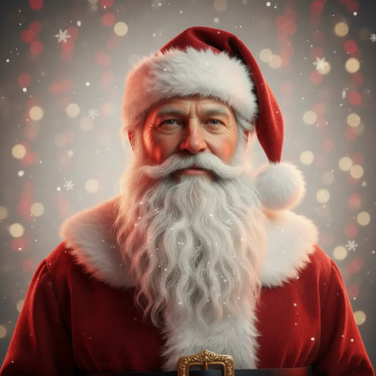 christmas background with santa claus