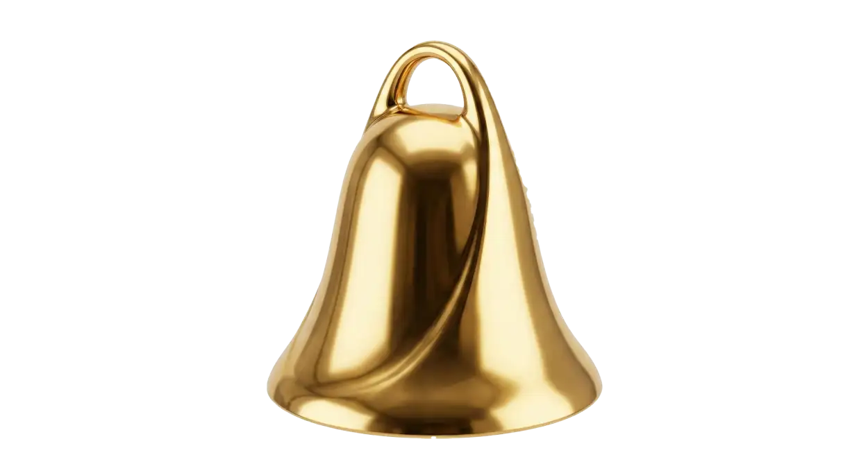 Free Download Christmas Bell Png For Festive Background - High Quality Christmas Bell Png PNG Image