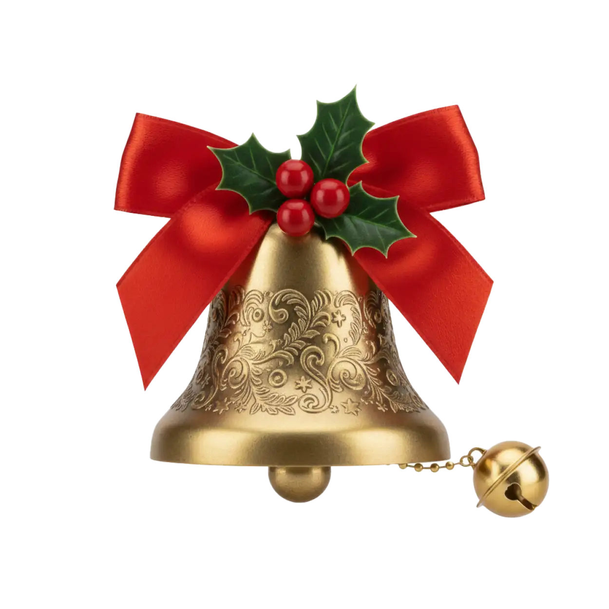 Free Download Christmas Bell Png For Printing Design - High Quality Christmas Bell Png PNG Image