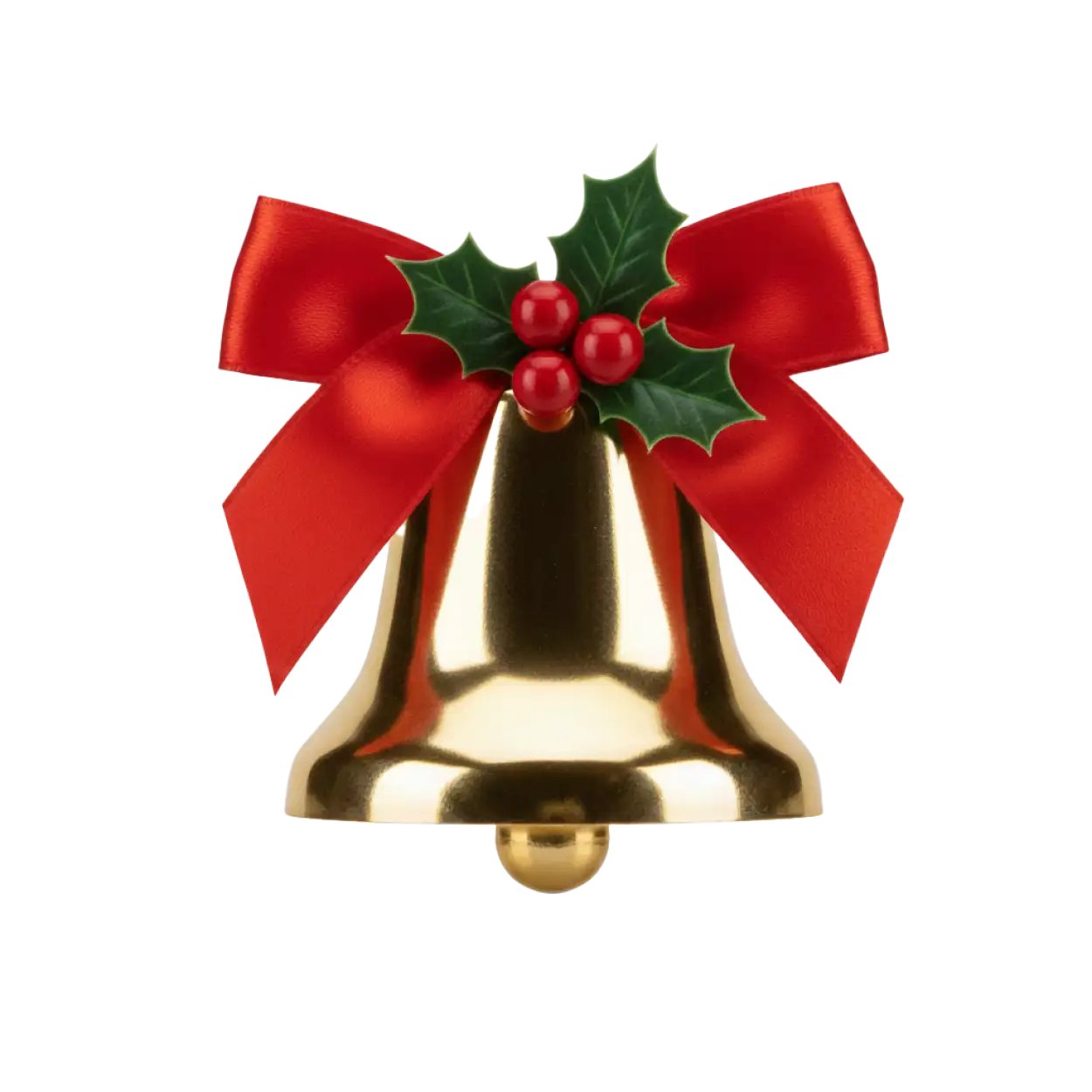 christmas bell png for sticker design