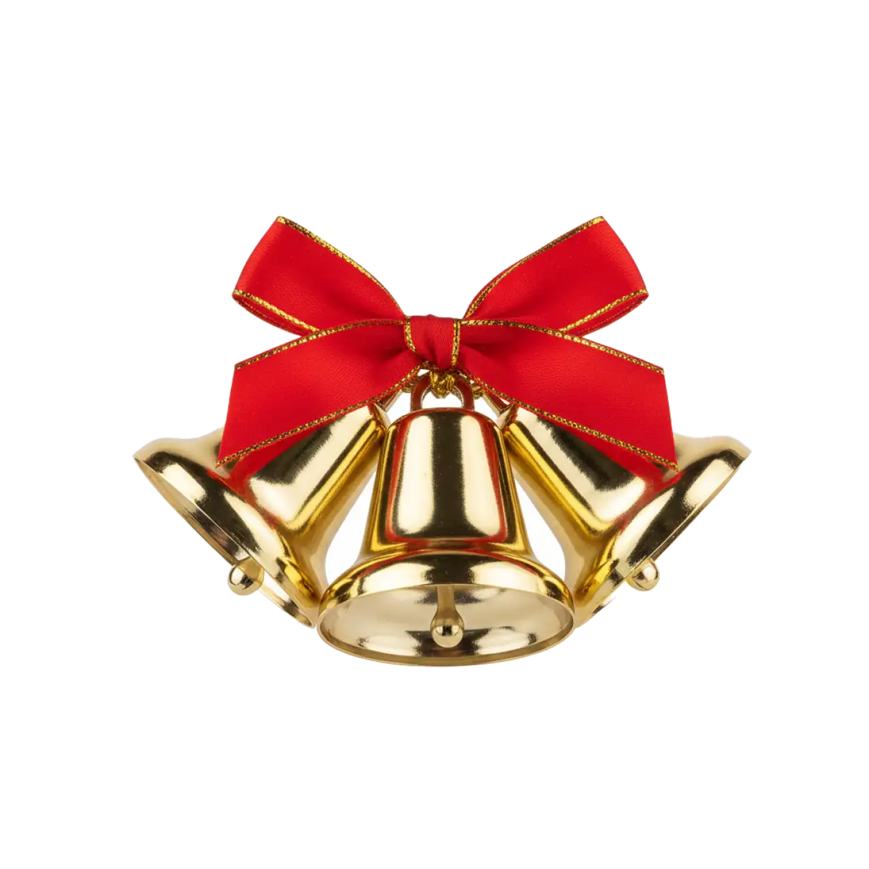 Free Download Christmas Bells Png With Holiday Ornaments - High Quality Christmas Bells Png PNG Image