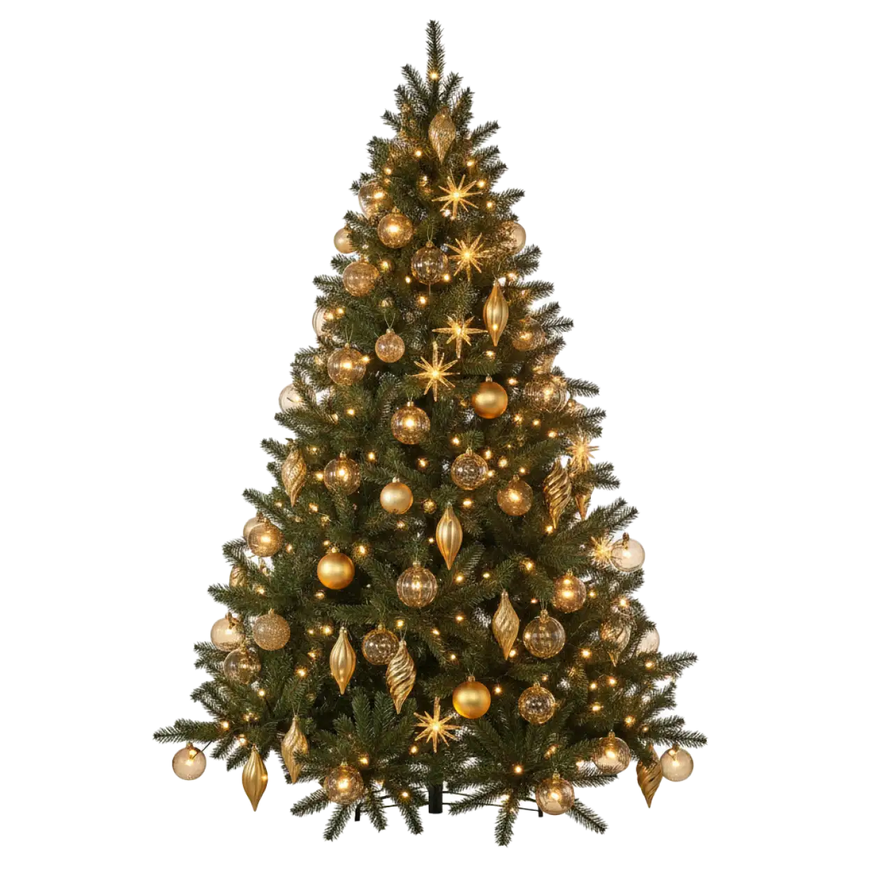 Christmas tree PNG for poster design