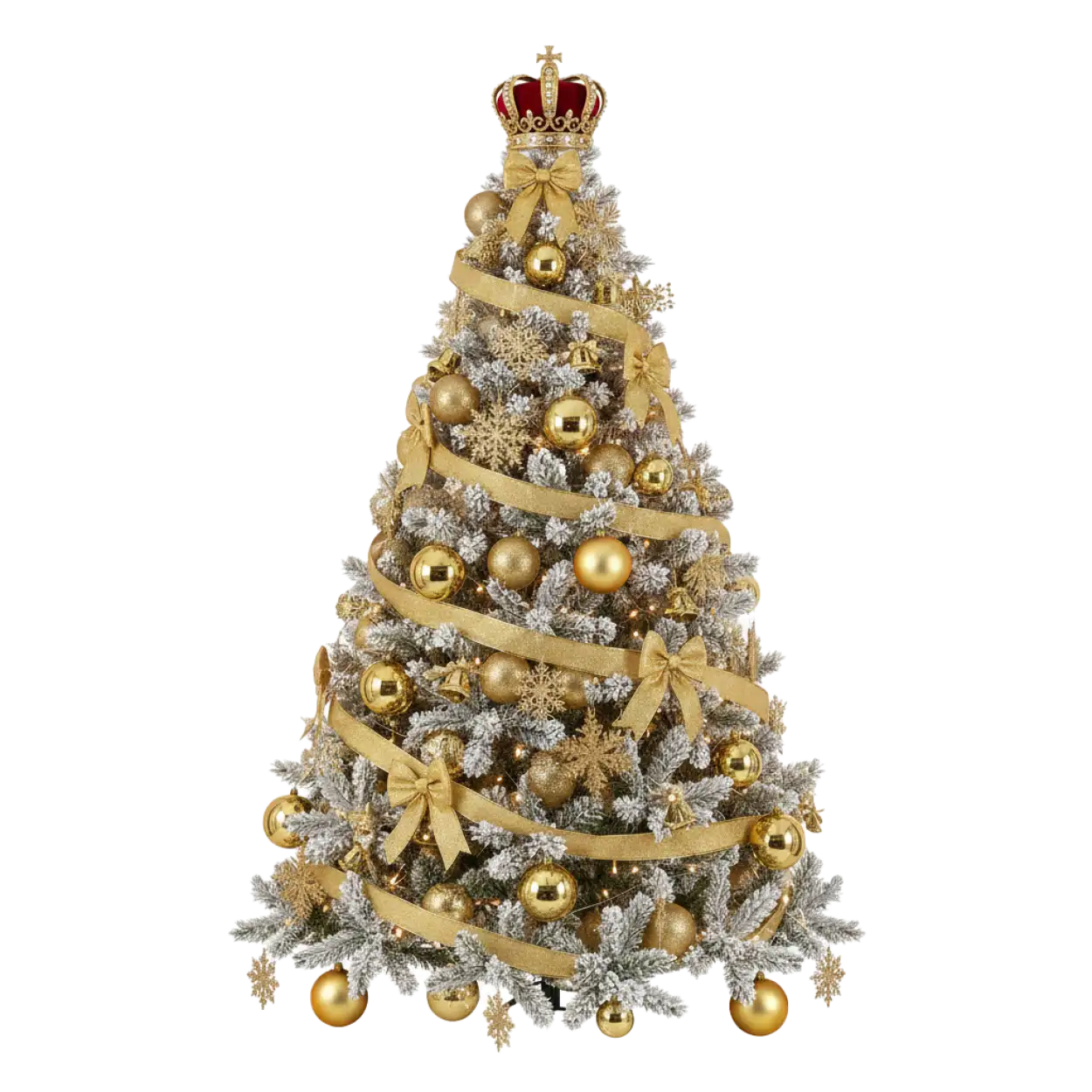 Christmas tree PNG line art style