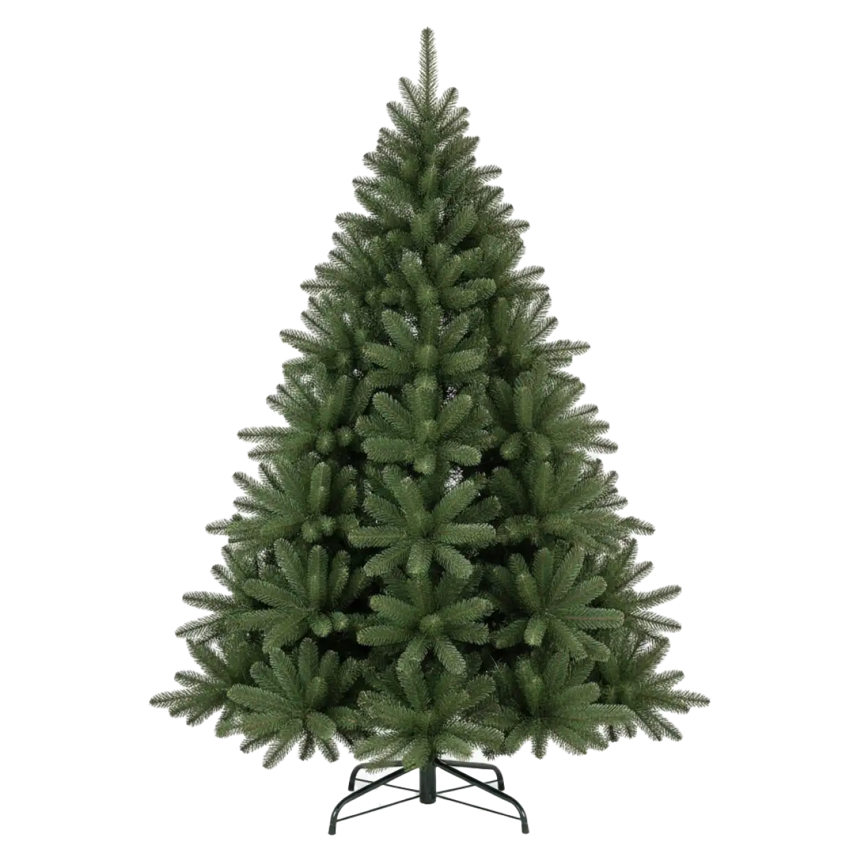 Christmas tree PNG with fairy light sparkle effect