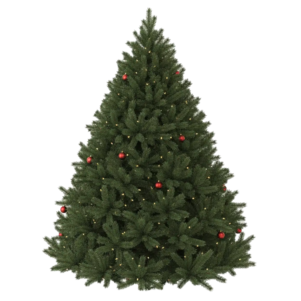 Christmas tree PNG without background