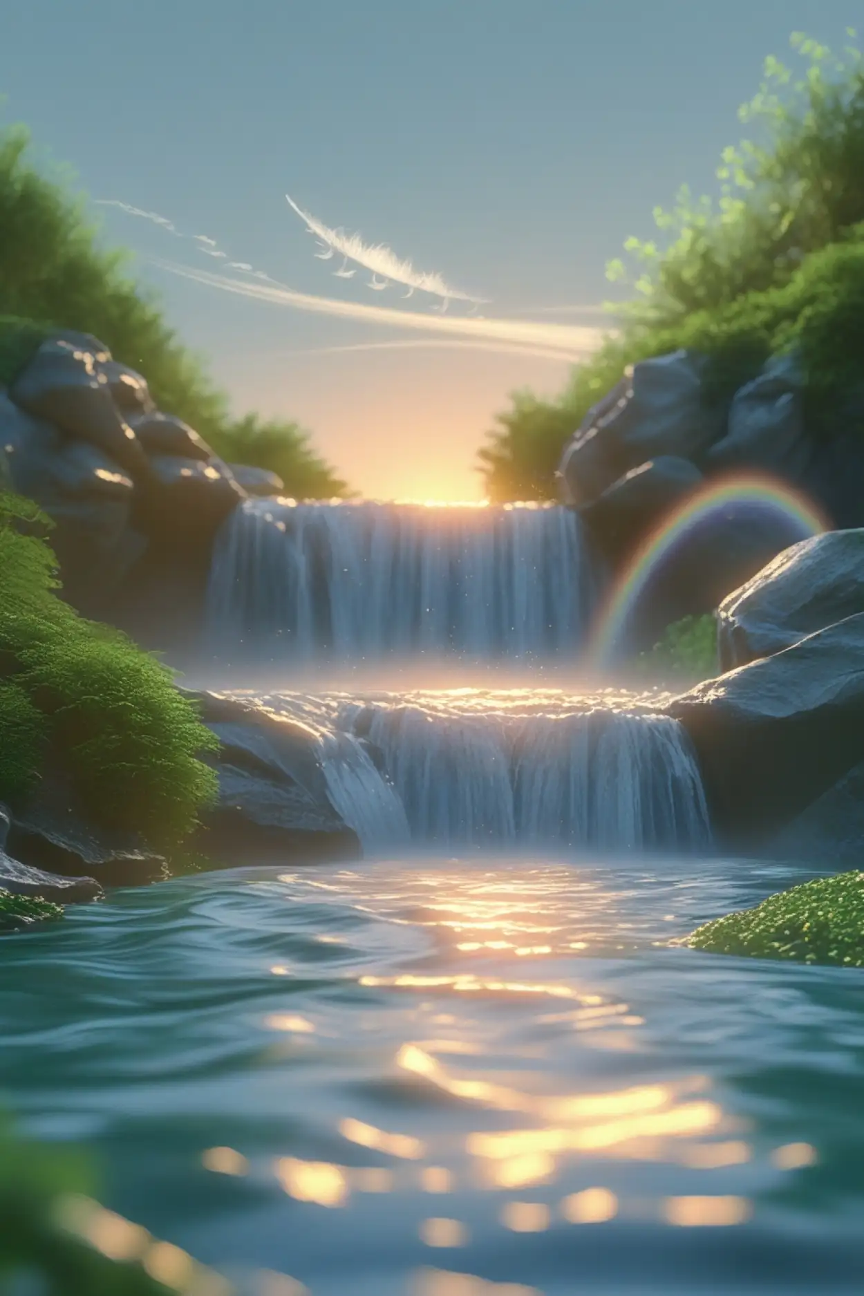 Cinematic Waterfall Background PNG - Royalty Free Waterfall Background Image | Pngmagic Free Download Cinematic Waterfall Background PNG - High Quality Waterfall Background PNG Image