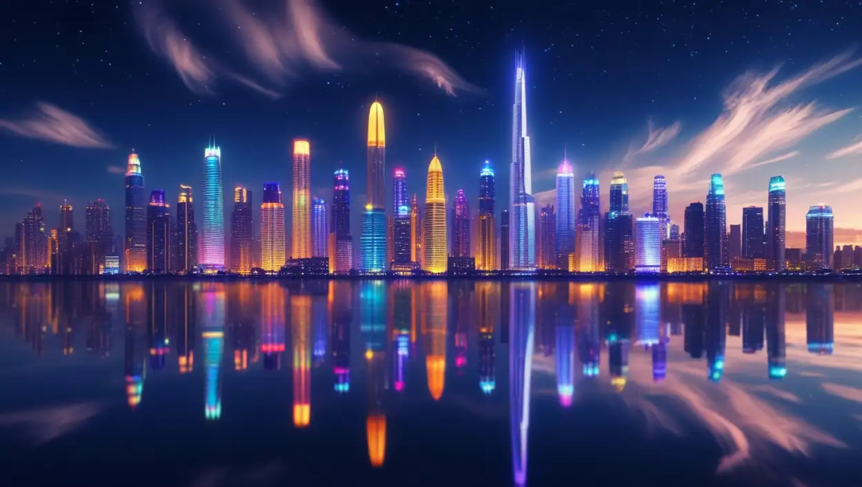 city night view laptop wallpaper