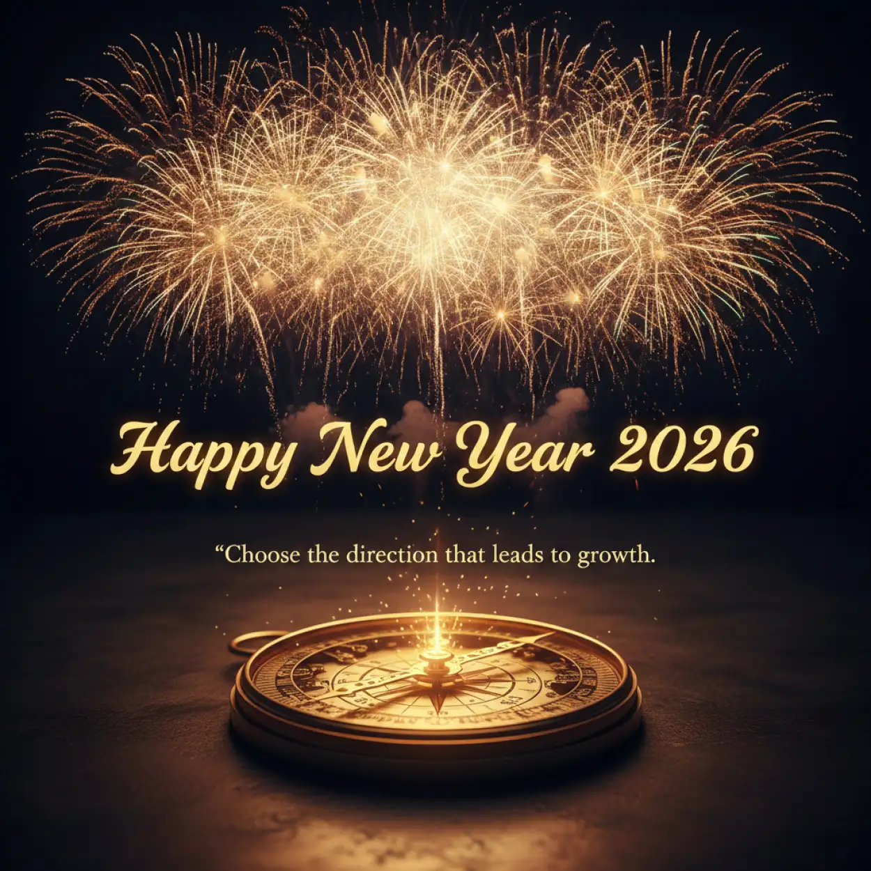 classy happy new year 2026 wishes with quote