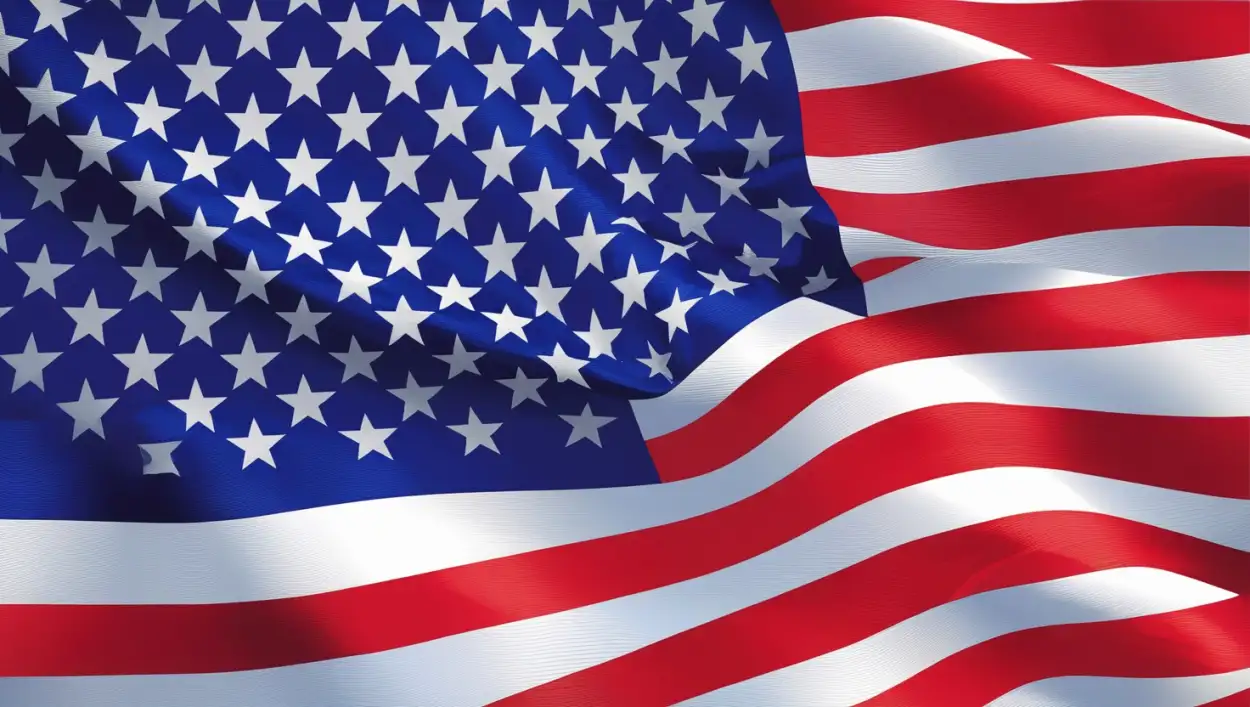 clean usa flag background for presentations