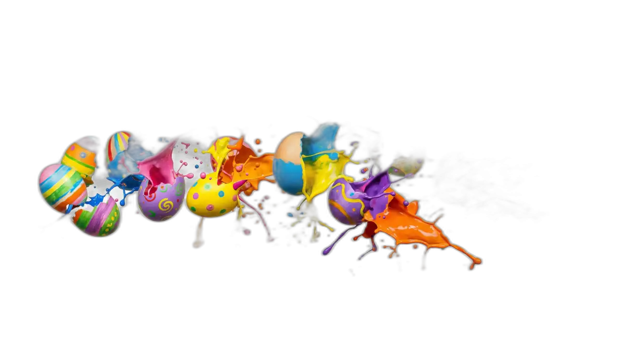 Free Download Colorful Easter Eggs Png Free Download - High Quality Easter Eggs Png Transparent PNG
