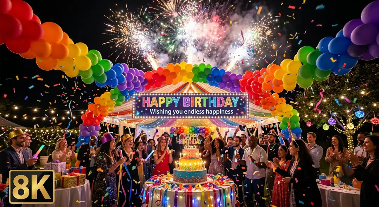 Free Download Colorful Happy Birthday Images Hd - High Quality Happy Birthday Images Hd Image