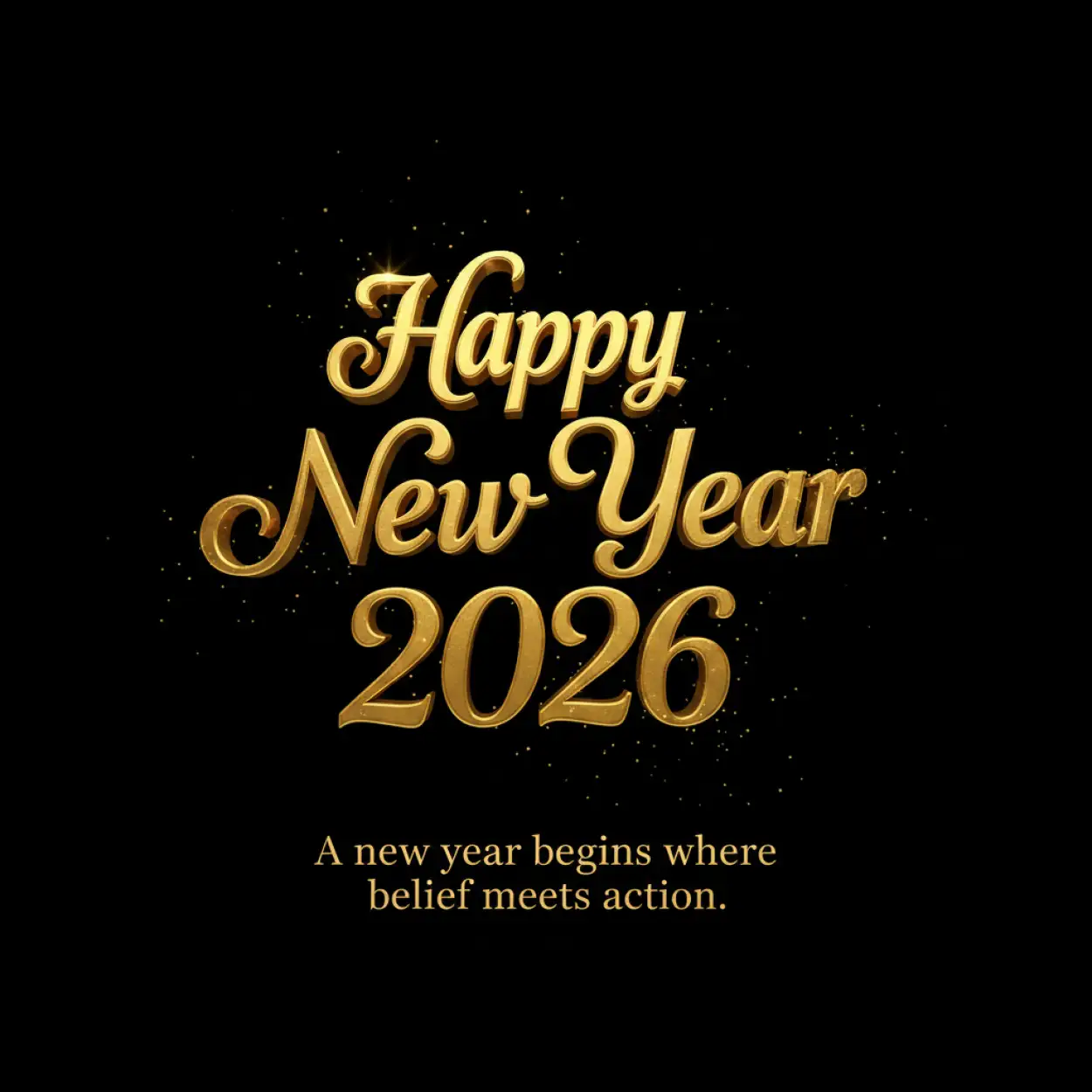corporate new year greeting card 2026