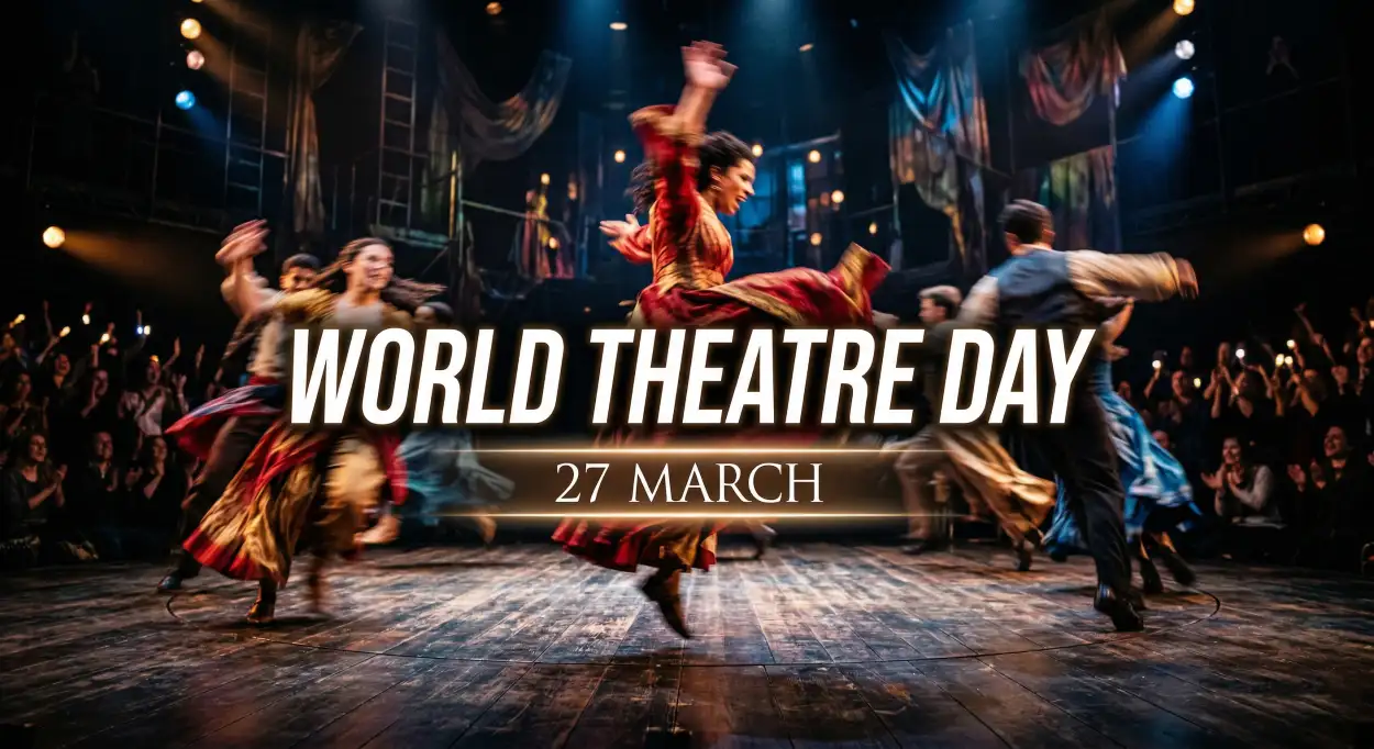 Free Download Create World Theatre Day Social Media Post Online - High Quality World Theatre Day Image