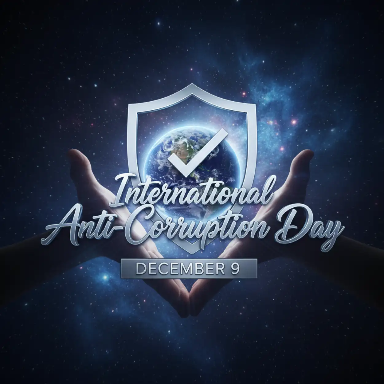 Creative Anti-corruption awareness template design