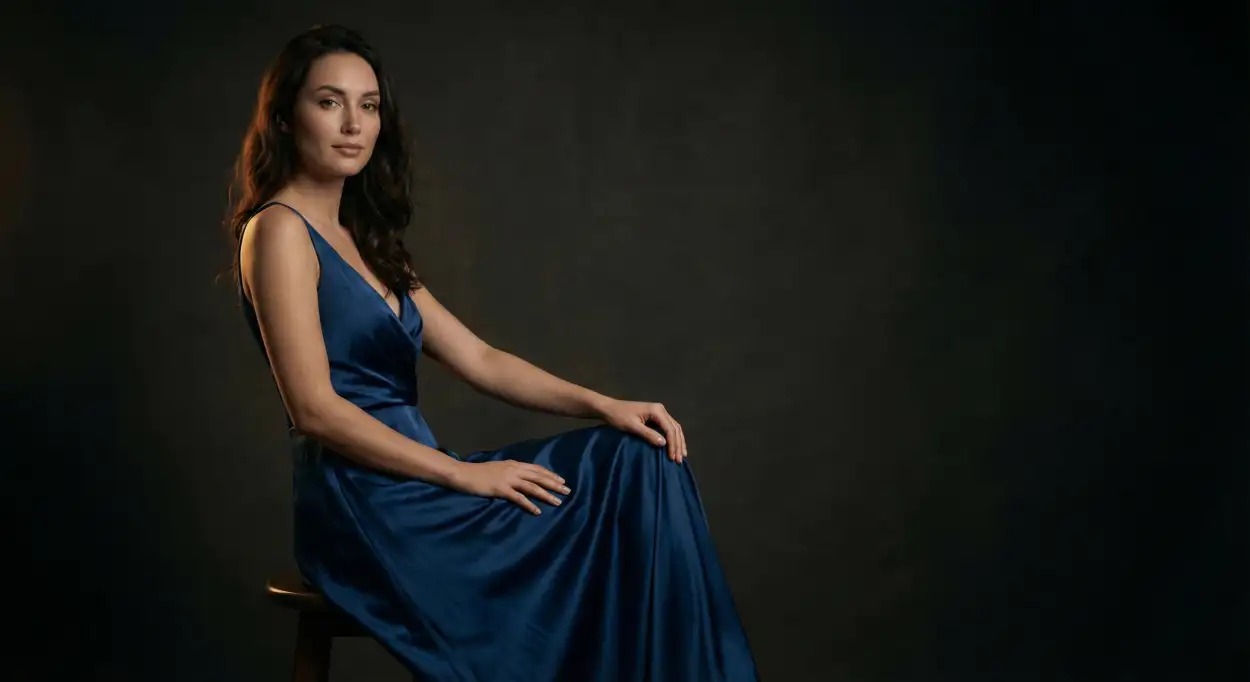 Free Download Creative Fashion Shoot USA Elegant Blue Outfit Soft Shadows Theme - High Quality Blue Picture Background