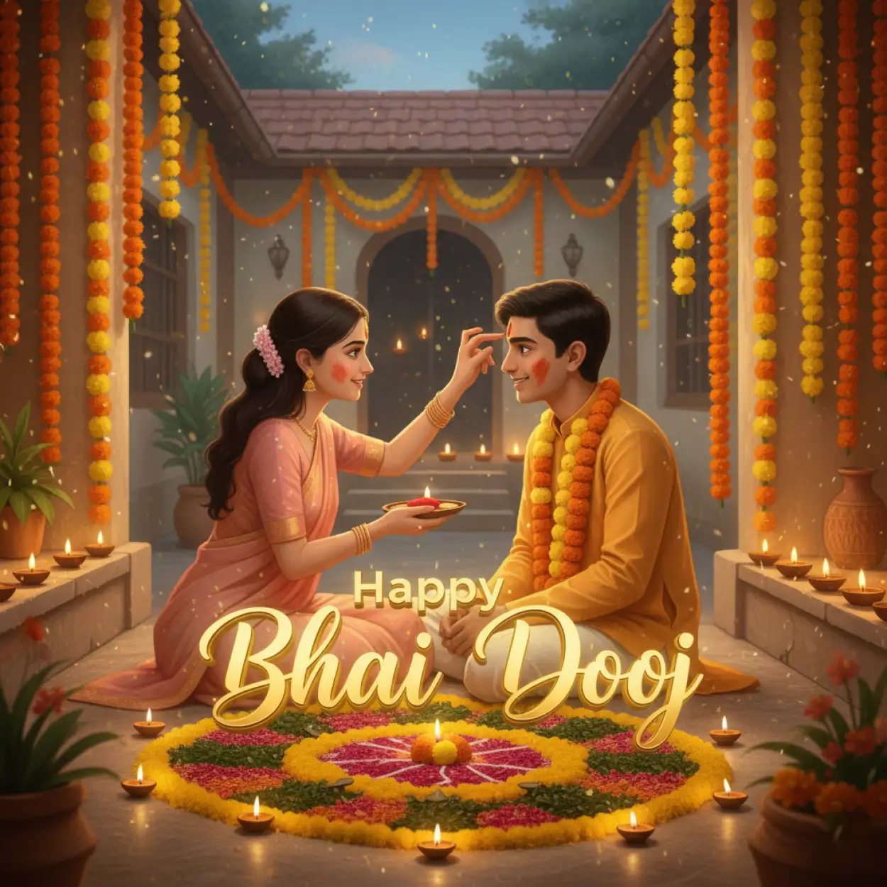creative happy bhai dooj 2025 wishes message ideas