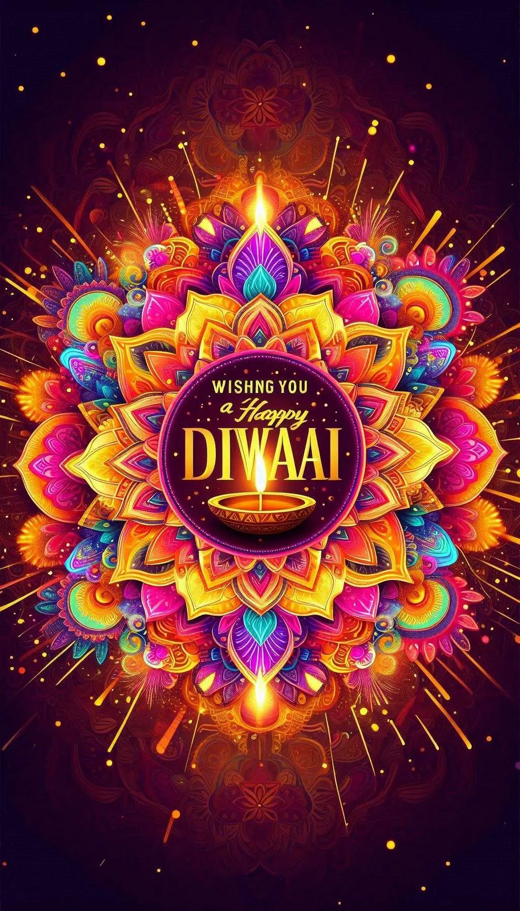 creative happy diwali wishes images