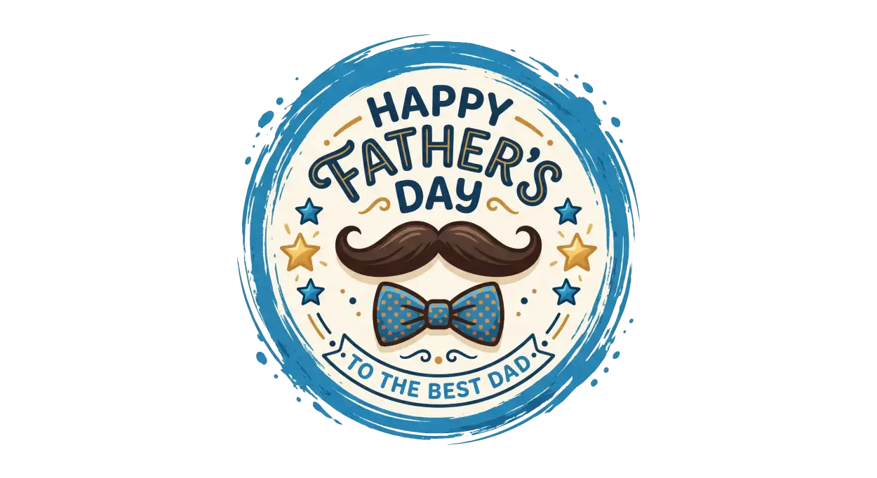 Free Download Creative Happy Fathers Day Vector Png Transparent Background - High Quality Fathers Day Png Transparent PNG