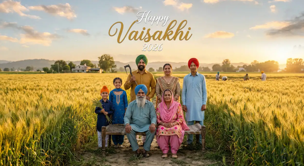 Free Download Creative Happy Vaisakhi 2026 Wishes Captions For Instagram Reels And Youtube Shorts - High Quality Happy Vaisakhi 2026 Wishes Background Image