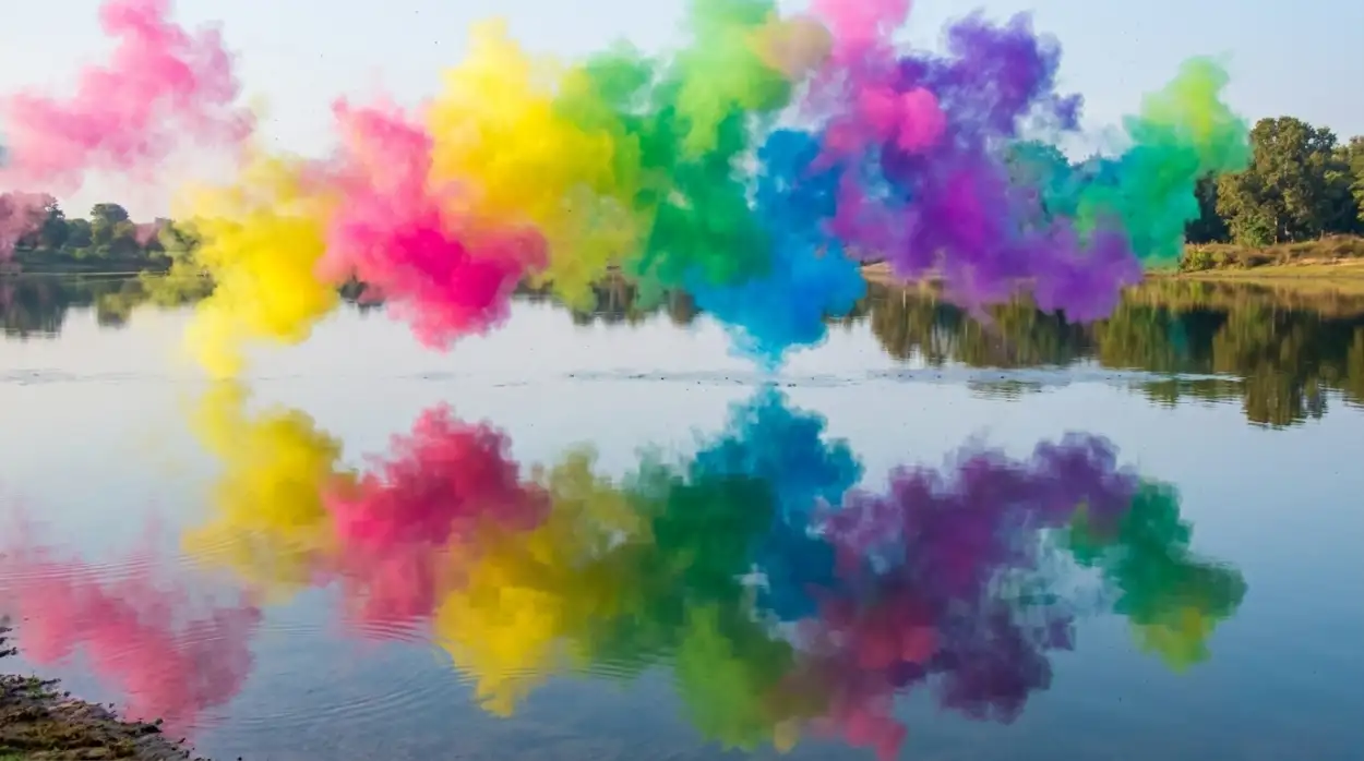 creative holi poster background template